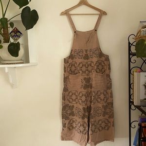 Cotton blend overalls